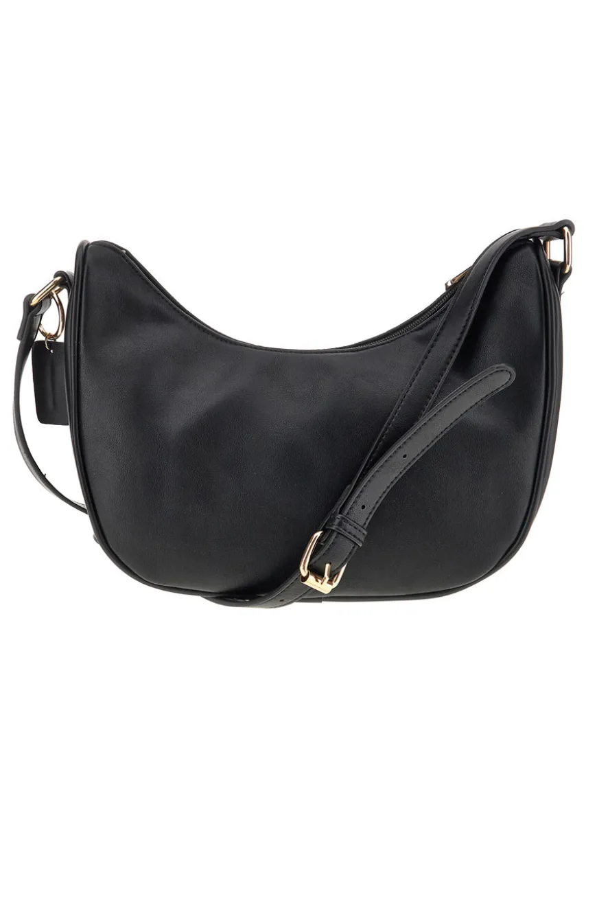 Borsa a spalla nero con tracolla regolabile Cotton belt 19,012,B015