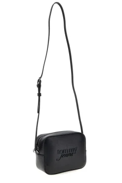 Borsa a Tracolla Nera con Logo in Rilievo Tommy Jeans 18451
