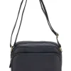 Borsa a tracolla nera in vera pelle artigianale Basile BA3540DX