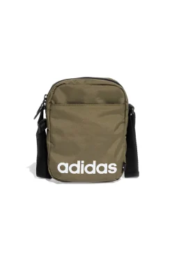 Borsa a tracolla verde con logo stampato Adidas LINEAR ORG