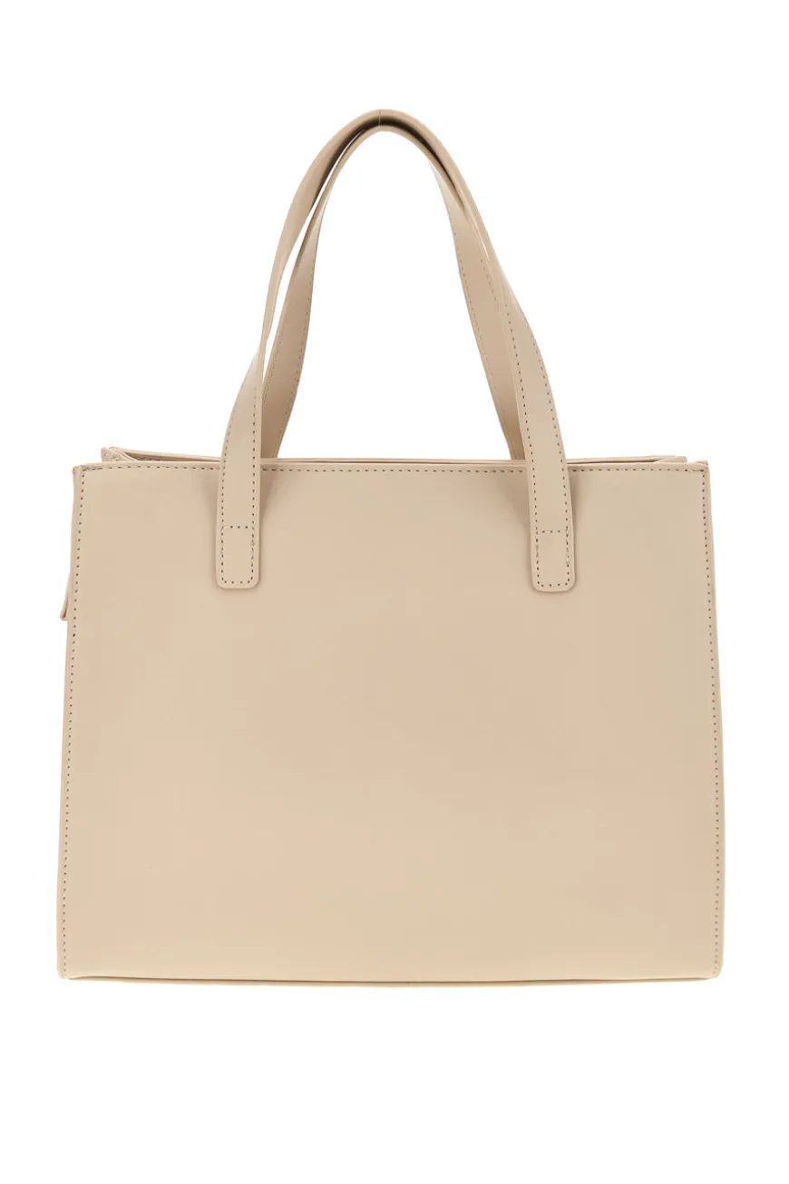 Borsa beige con tracolla rimovibile Lancetti MOI LL26S-106-1