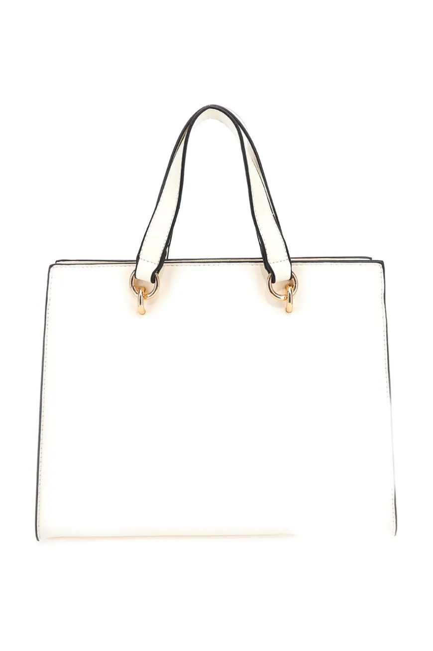 Borsa Bianco Panna con tracolla removibile Laura Biagiotti EMBARK