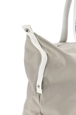 Borsa Mare Beige in Tessuto con Manici con Logo Tommy Jeans 18461