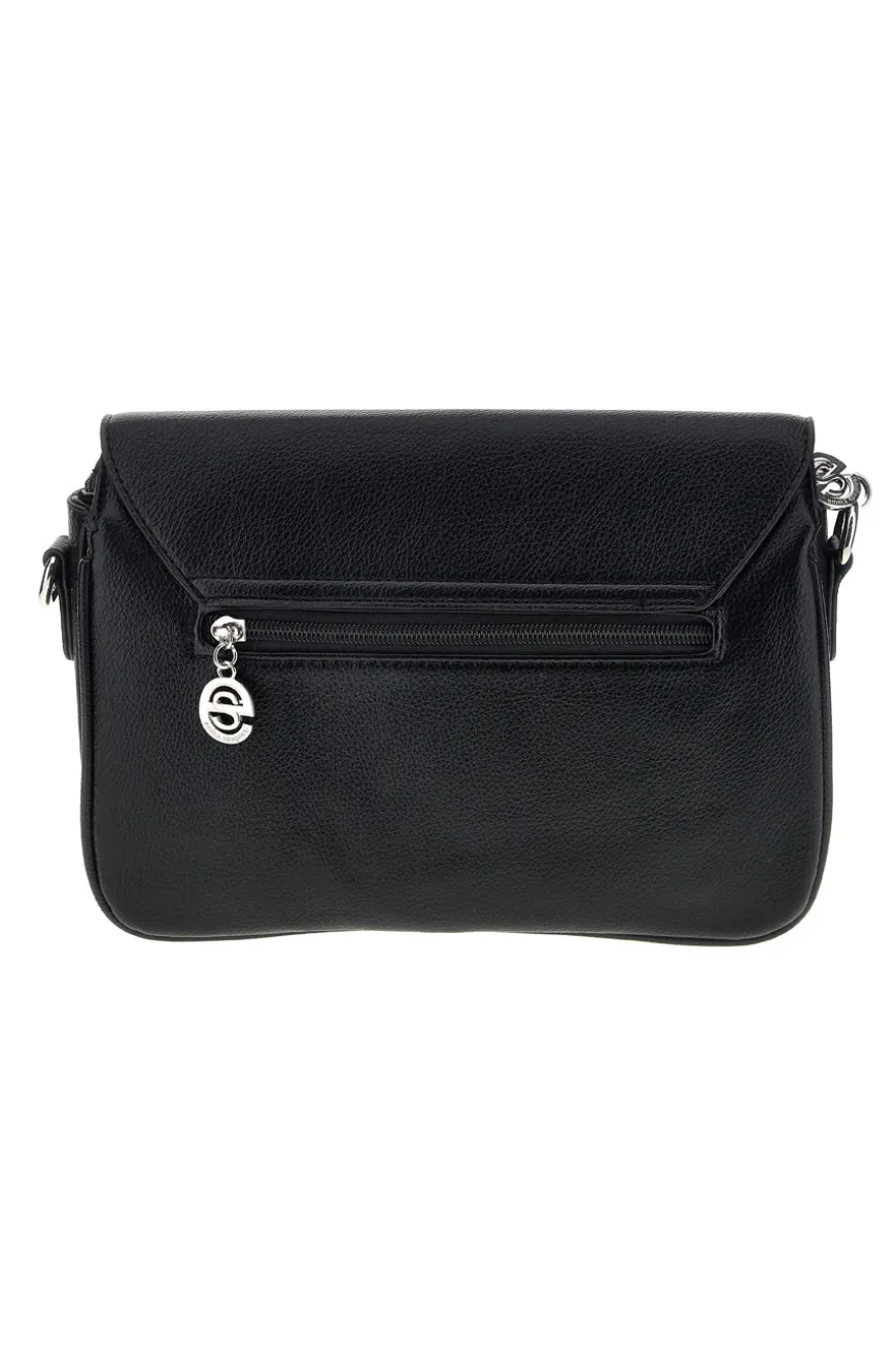 Borsa nera a tracolla Emma Spagnesi PU9015