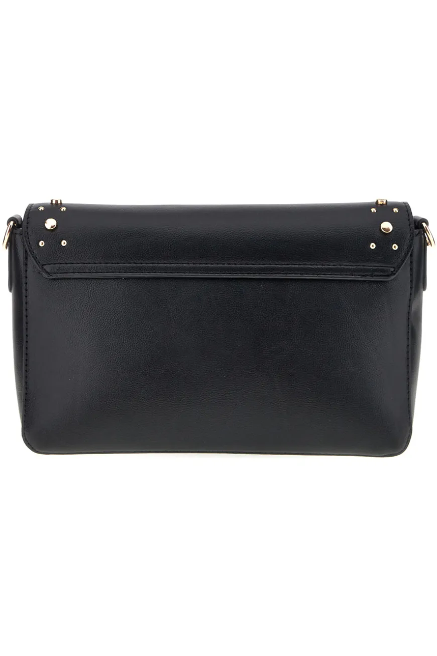 Borsa nera borchie e tracolla Guido vietri K30,376,B016