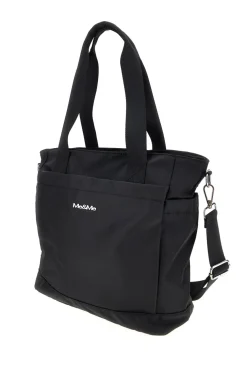 Borsa nera con tracolla e manici Me & me 2331