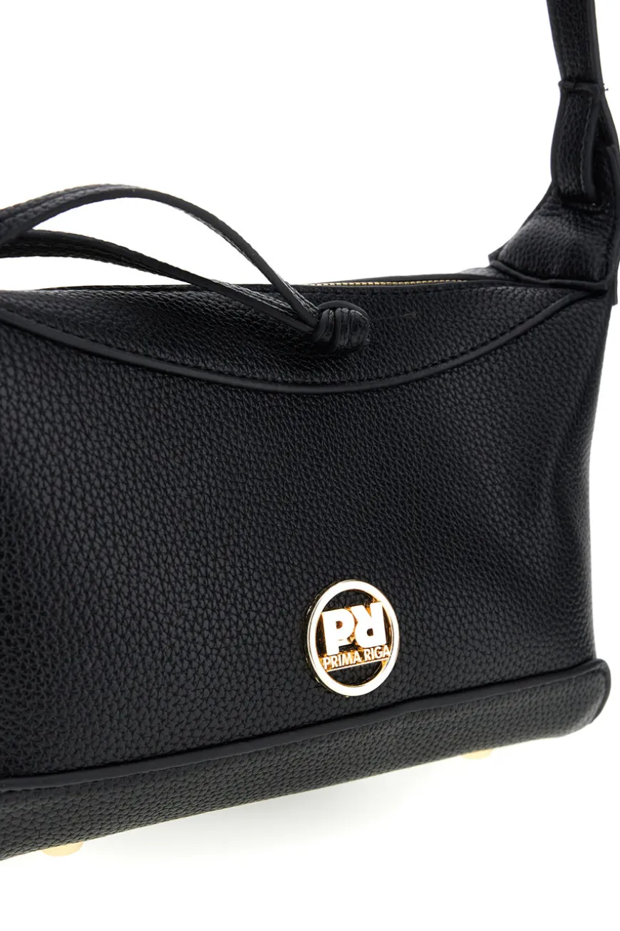 Borsa nera con tracolla Prima riga BAGPITT003-B