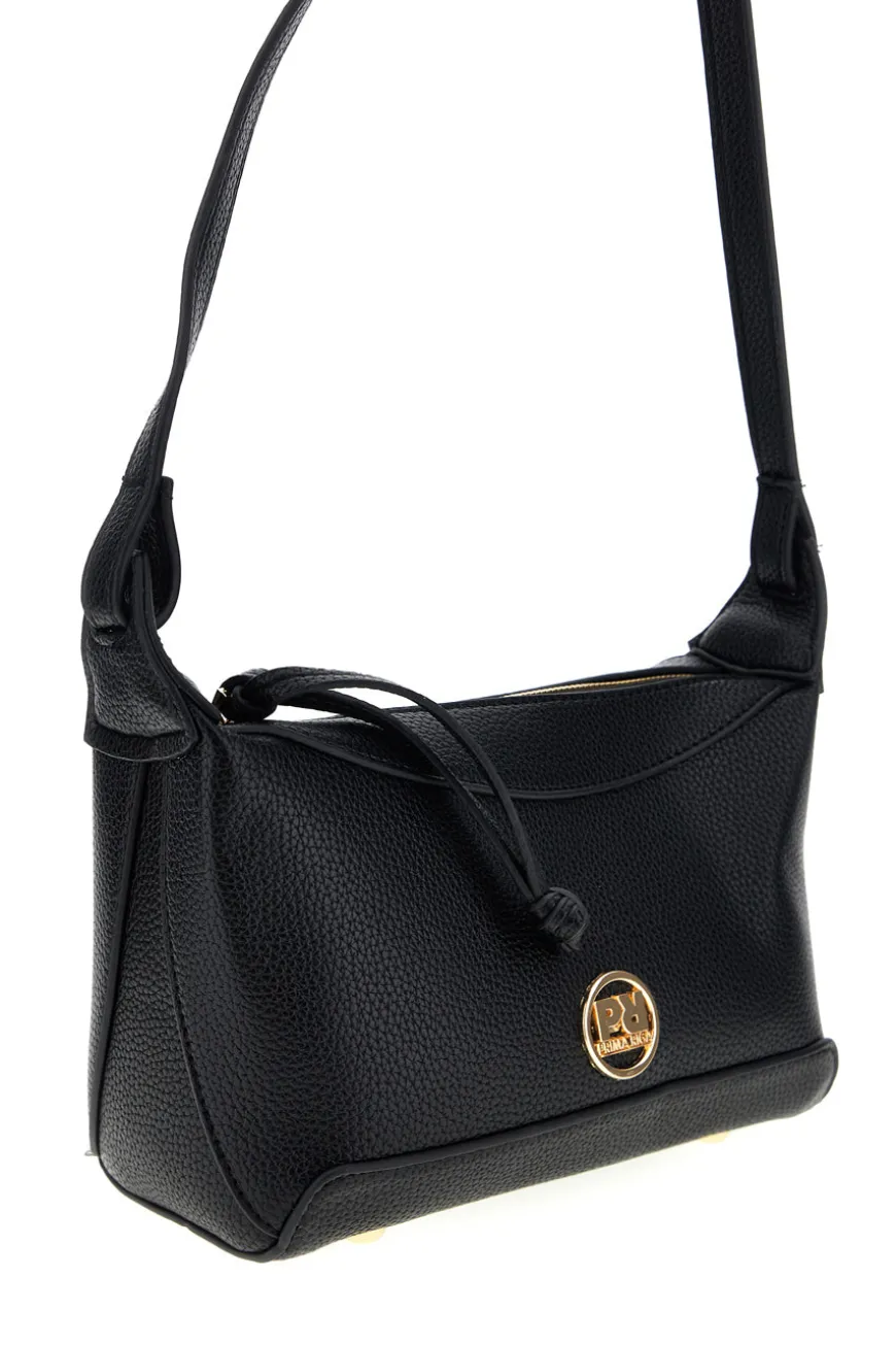 Borsa nera con tracolla Prima riga BAGPITT003-B