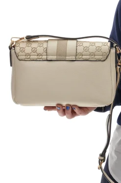 Borsa Rettangolare Beige a Tracolla GUIDO VIETRI K30.357.B016