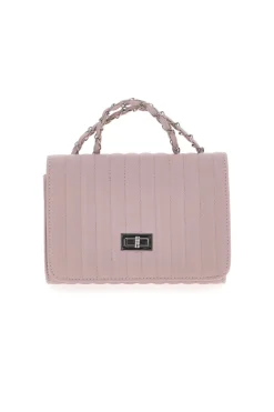 Borsa rosa trapuntata con doppio manico PRIMA RIGA SPA ATENA