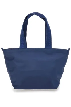 Borsa shopper mini blu in tessuto con manici logati Tommy Jeans Daily Mini Tote