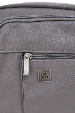 Borsello a tracolla grigio con tasche frontali Black Shoot BLACK SHOOT BS17-4