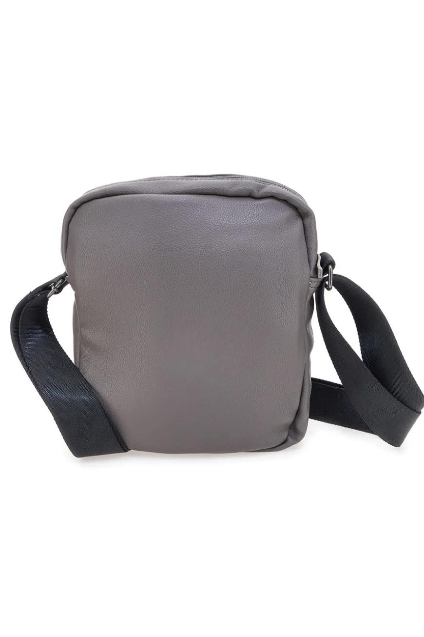Borsello a tracolla grigio con tasche frontali Black Shoot BLACK SHOOT BS17-4