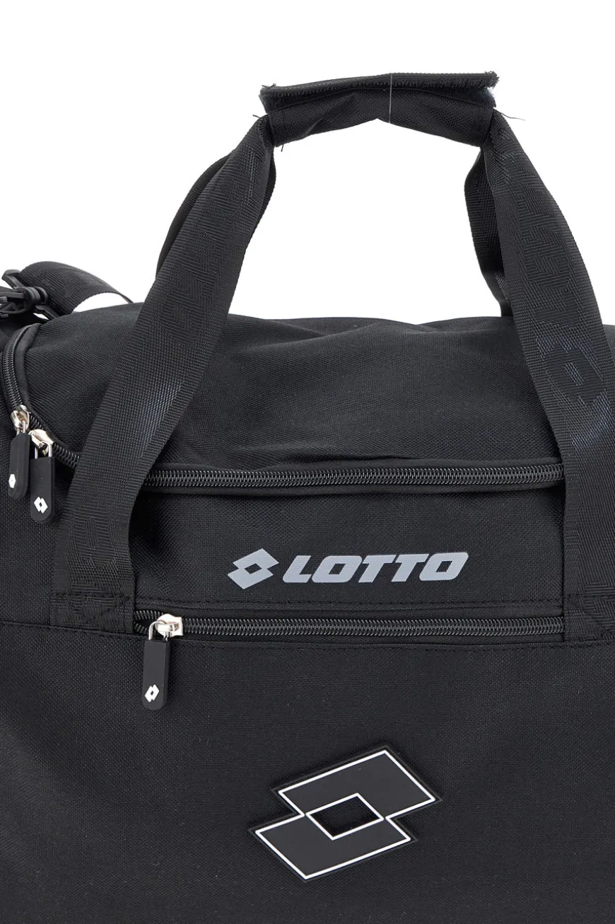 Borsone nero con dettagli a contrasto Lotto LTT429-6