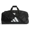 Borsone Nero con Logo a Tre Strisce Adidas JZ606