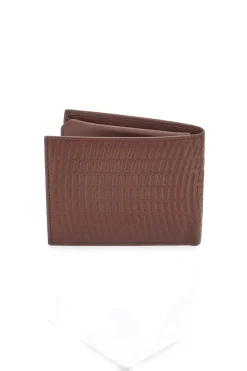 Braune Herrenbrieftasche aus echtem Leder Jaguar PF830-1