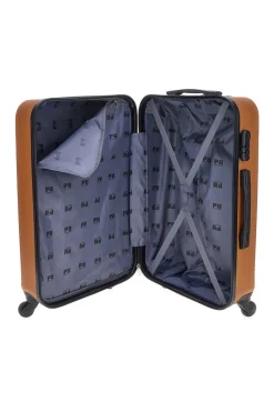 Bronzener Hartschalenkoffer mit Zahlenschloss Prima Riga 138 P