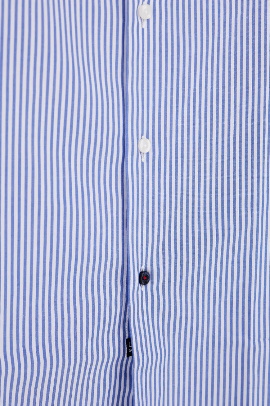 Camicia Azzurra a righe Us golf CA2605