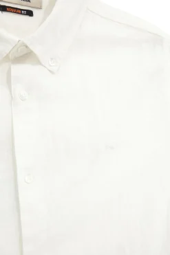 Camicia bianca in misto lino No limits MASH010S24