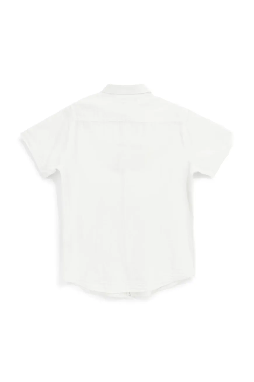 Camicia bianca in misto lino No limits MASH010S24