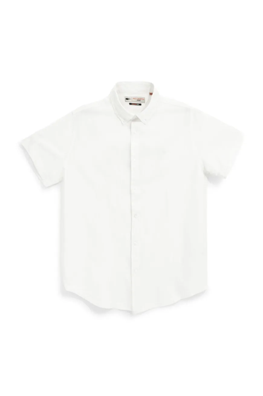Camicia bianca in misto lino No limits MASH010S24