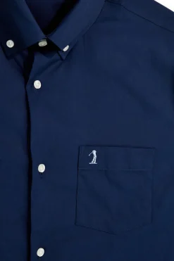 Camicia blu 100% cotone Us golf CA2602