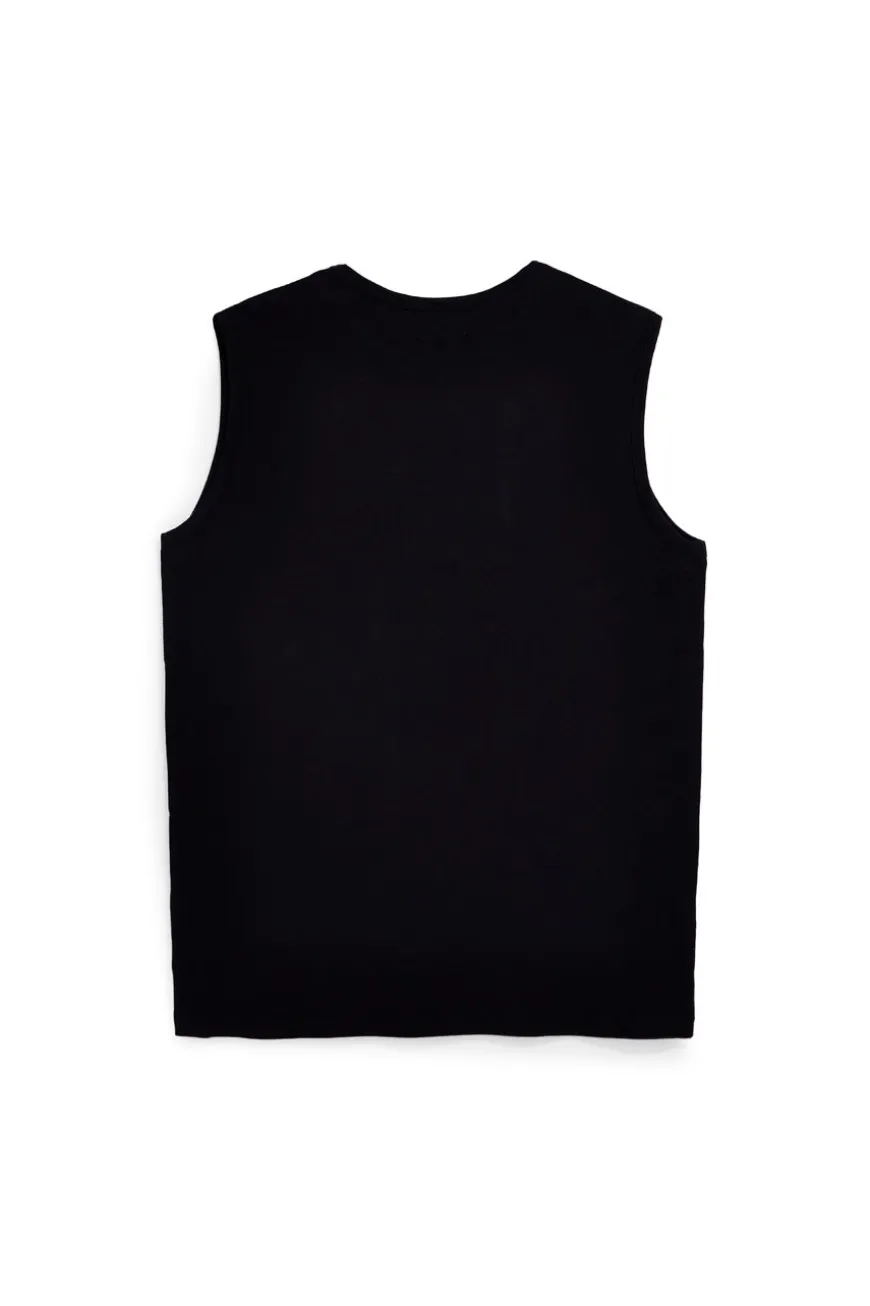 Canotta nera tinta unita Boardman NBY506