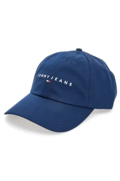 Cappellino blu con logo ricamato Tommy Jeans Logo Cap