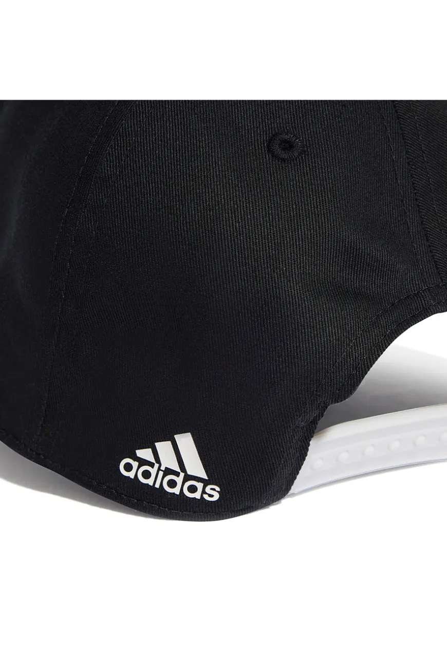Cappellino con frontino nero e logo bianco ADIDAS DAILY CAP