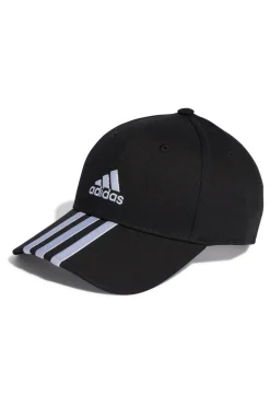 Cappellino Nero con Frontino Curvo Adidas Baseball 3S Cap