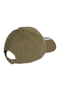 Cappellino Verde con Frontino Curvo Adidas Baseball 3S Cap
