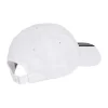 Cappello bianco con visiera Adidas BBALL 3S CAP NL