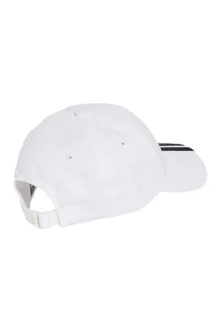 Cappello bianco con visiera Adidas BBALL 3S CAP NL