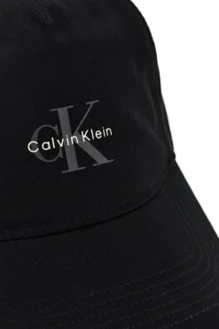 Cappello nero con logo Calvin klein CK CAP