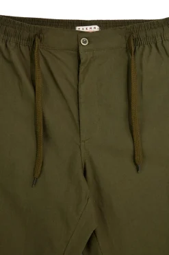 Cargo-Hose aus Baumwolle in Militärgrün Pittarello tierra NBY7070