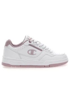Champion RD18 Heritage Perf WNS Weiße Sneakers mit rosa Details