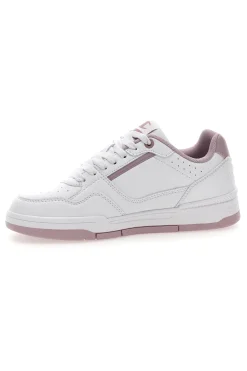 Champion RD18 Heritage Perf WNS Weiße Sneakers mit rosa Details