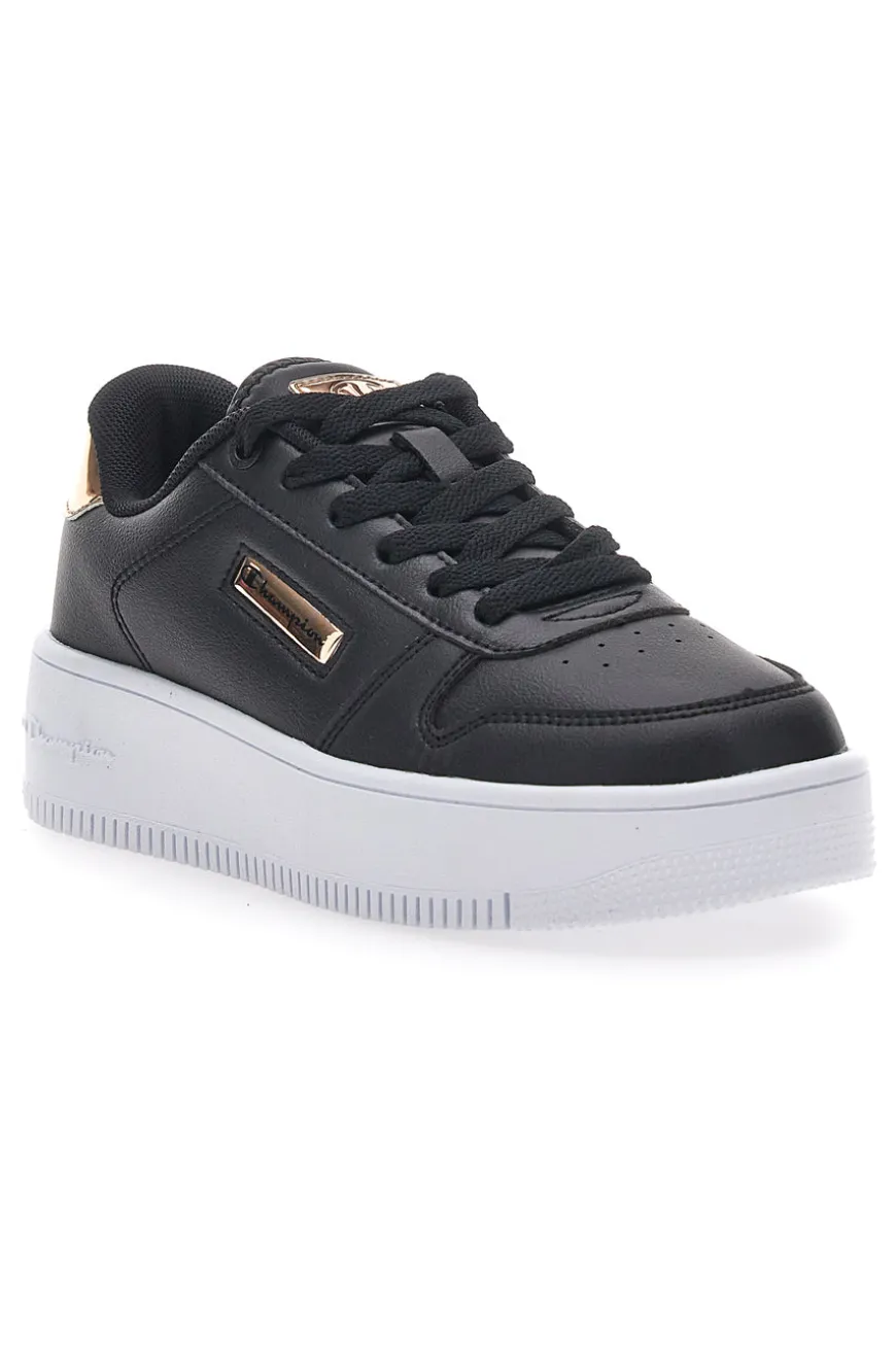 Champion Rebound Plat Metal Black Flatform-Sneaker