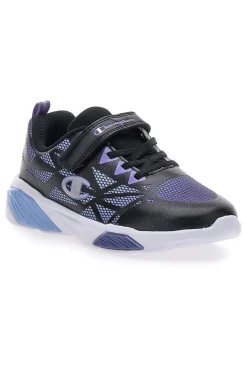 Champion Wave Tri G PS schwarz Turnschuhe mit Licht