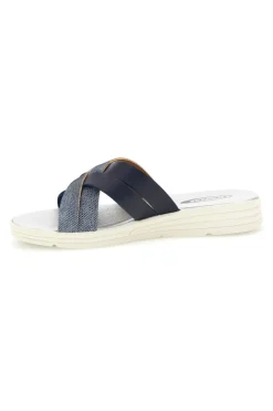 Ciabatta blu con fasce incrociate Plocadi A61JENV