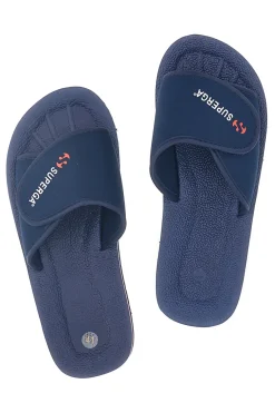 Ciabatta blu con fascia regolabile Superga S24E702