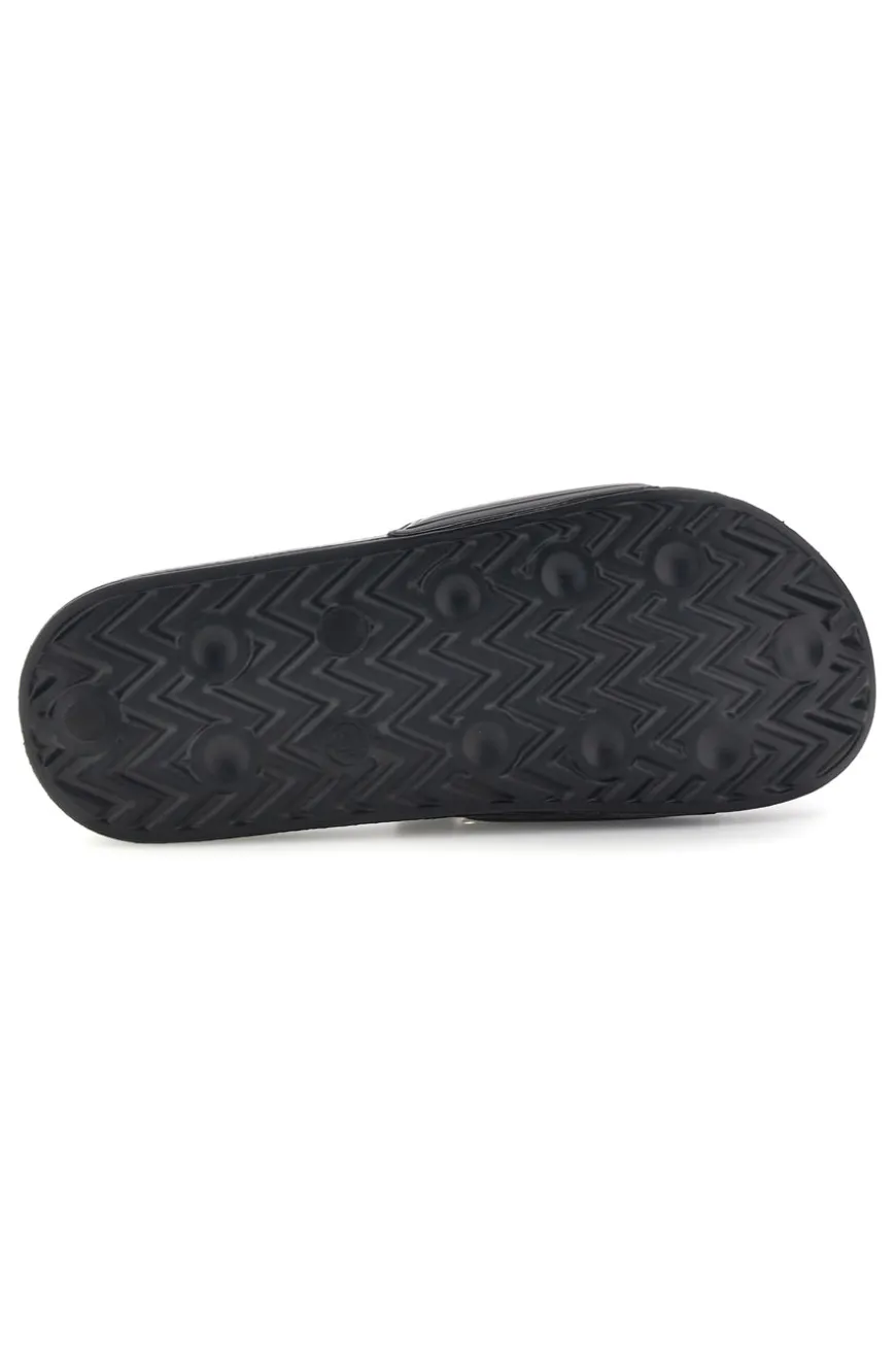 Ciabatta nera con fascia logo Superga S24S753