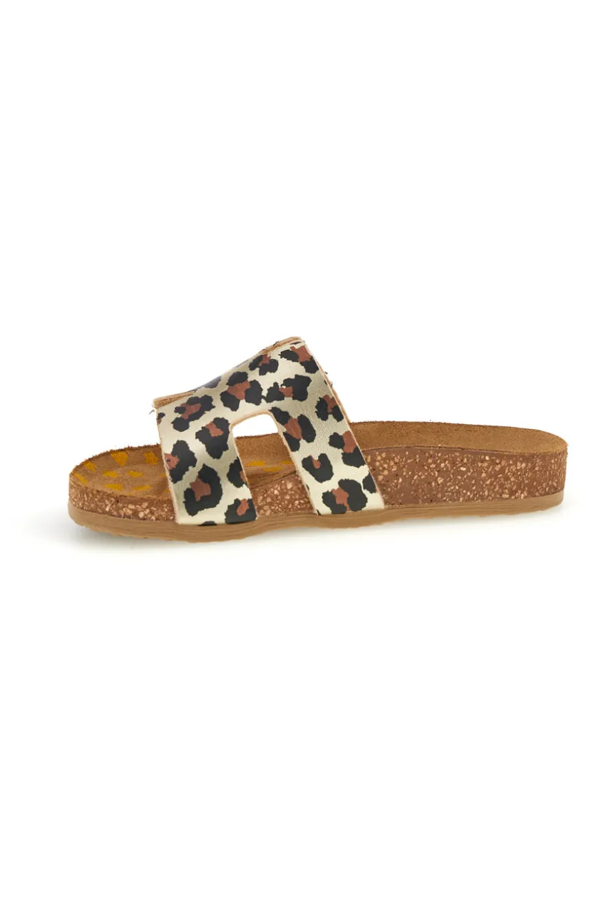 Ciabatte animalier con fascia Pittarello bio 257A800SR