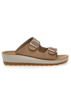 Ciabatte Beige Con Fasce Regolabili Fly Flot 42644