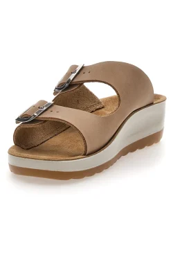 Ciabatte Beige Con Fasce Regolabili Fly Flot 42644