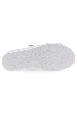 Ciabatte Beige con Zeppa A Contrasto Bianca PLOCADI 11073143