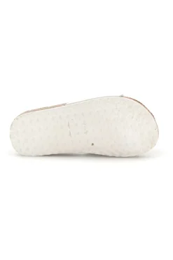 Ciabatte Bianche con Catena Dorata Pitt kids 14614