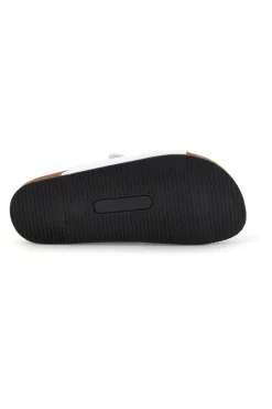 Ciabatte bianche con doppia fibbia Pittarello tierra 335A038SR