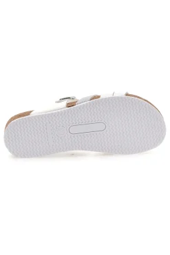 Ciabatte Bianche Con Sottopiede in pelle Pittarello Eco 293A410