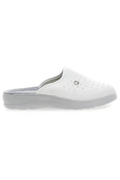 Ciabatte Bianche con Sottopiede in Pelle INBLU 33 RH